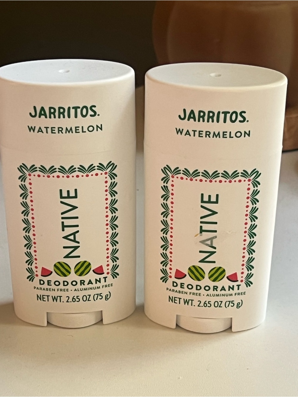 Native Limited Edition Jarritos Watermelon Deodorant Bundle of 2 Both Brand New!